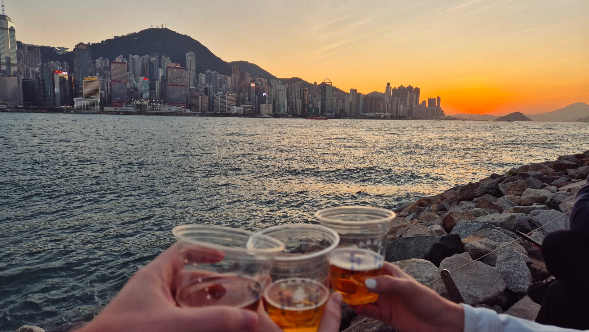 Sunset in West Kowloon